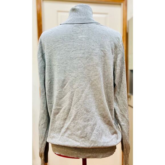 Andrew Marc soft gray turtleneck pullover sweater - Size XL - Picture 3 of 6